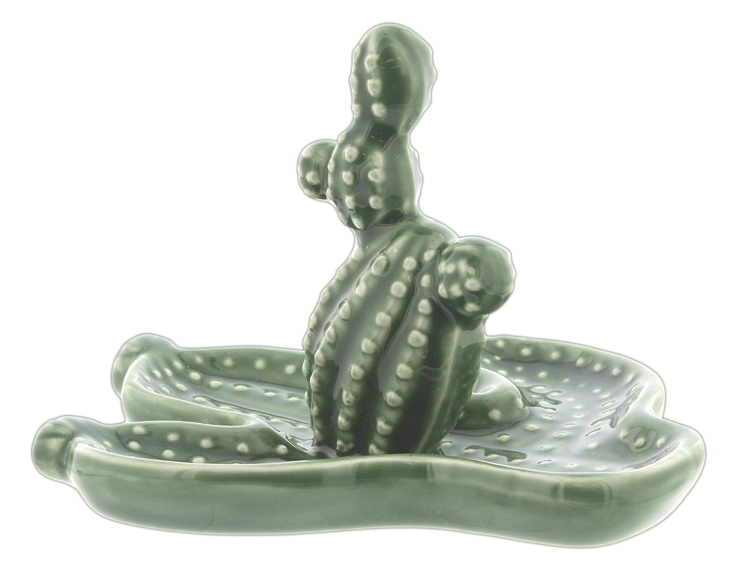 Barry Owen Co. Porcelain Cactus Ring Holder and Jewelry Tray