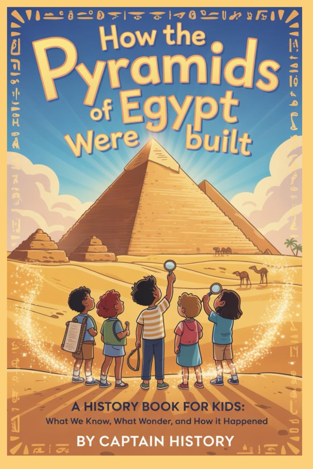 HOW THE PYRAMIDS OF EGYPT WERE BUILT:A History Book for Kids: What We Know, What We Wonder, and How It Happened