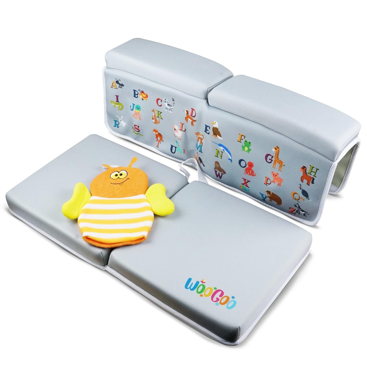 Woogoo Baby Bath Kneeler and Elbow Rest Pad Mat, Thick