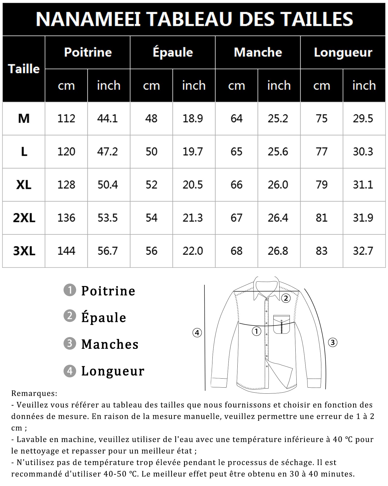 NANAMEEI Camisa de lino para hombre de manga larga camisa casual cuello Mao abotonado camisa de playa verano