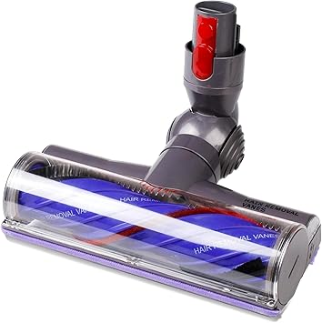 OTTWL Upgrade Anti-Tangle Replacement Vacuum Head Compatible with Dyson V8, Cyclone V10,V11,V15 Cordless Vacuum Cleaners, Suitable for Thin Carpets, Hardwood Floor 9.84 in
