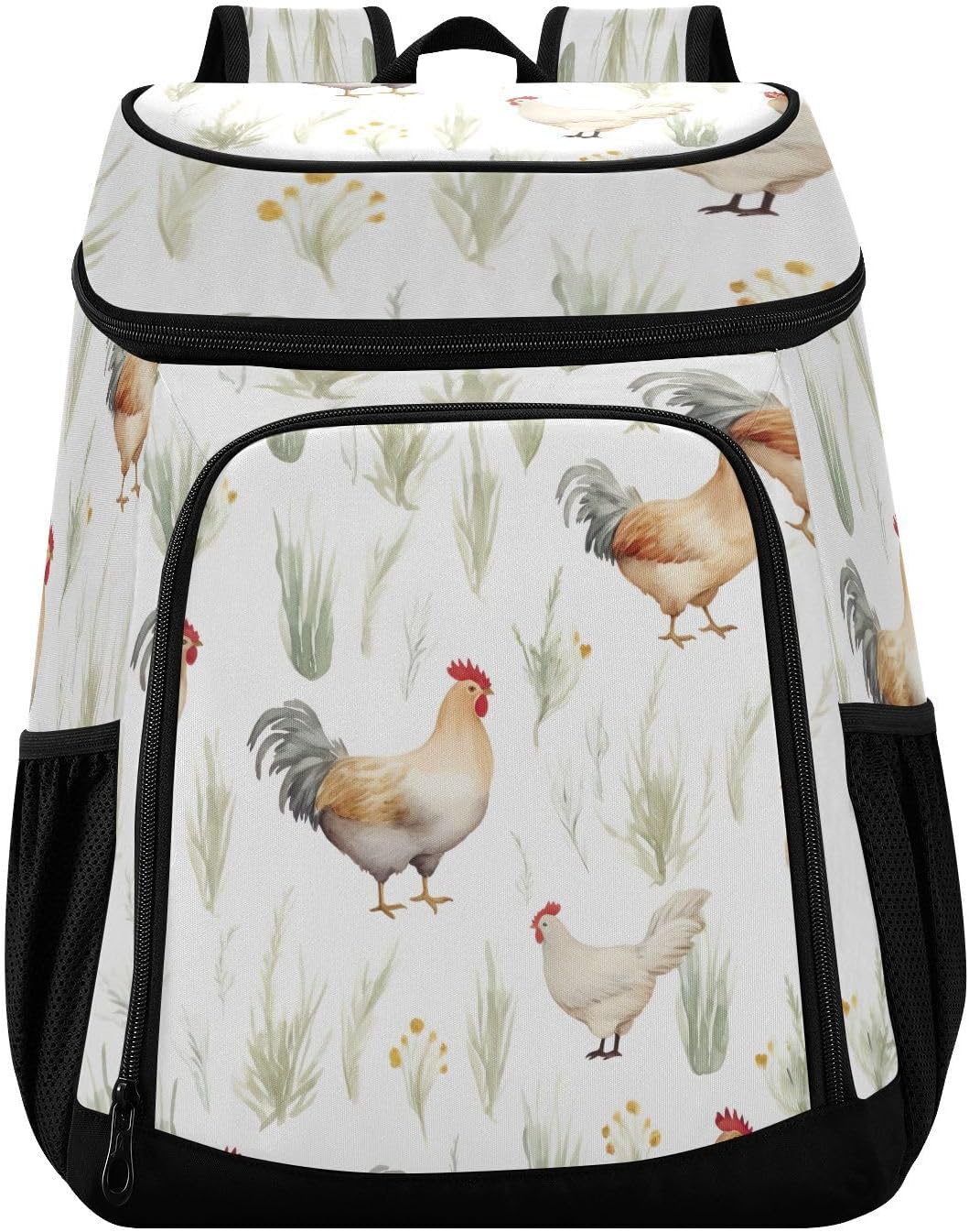 Hens Cooler Backpack 36 Cans Leakproof Waterproof Backpack Cooler Bag Beach Accessories Travel Camping Fishing Backpack for Women Men