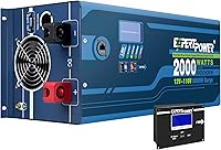 Vista 8 de ExpertPower Cargador inversor de onda sinusoidal pura de 3000 W Pico de 9000 W DC 12 V - CA 110 V Compatible con batería de litio LifePO4