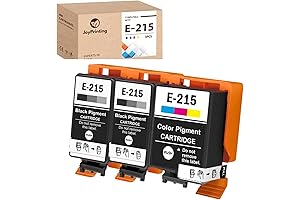 Remanufactured Ink Cartridges for Epson 215 Black & Tri-Color