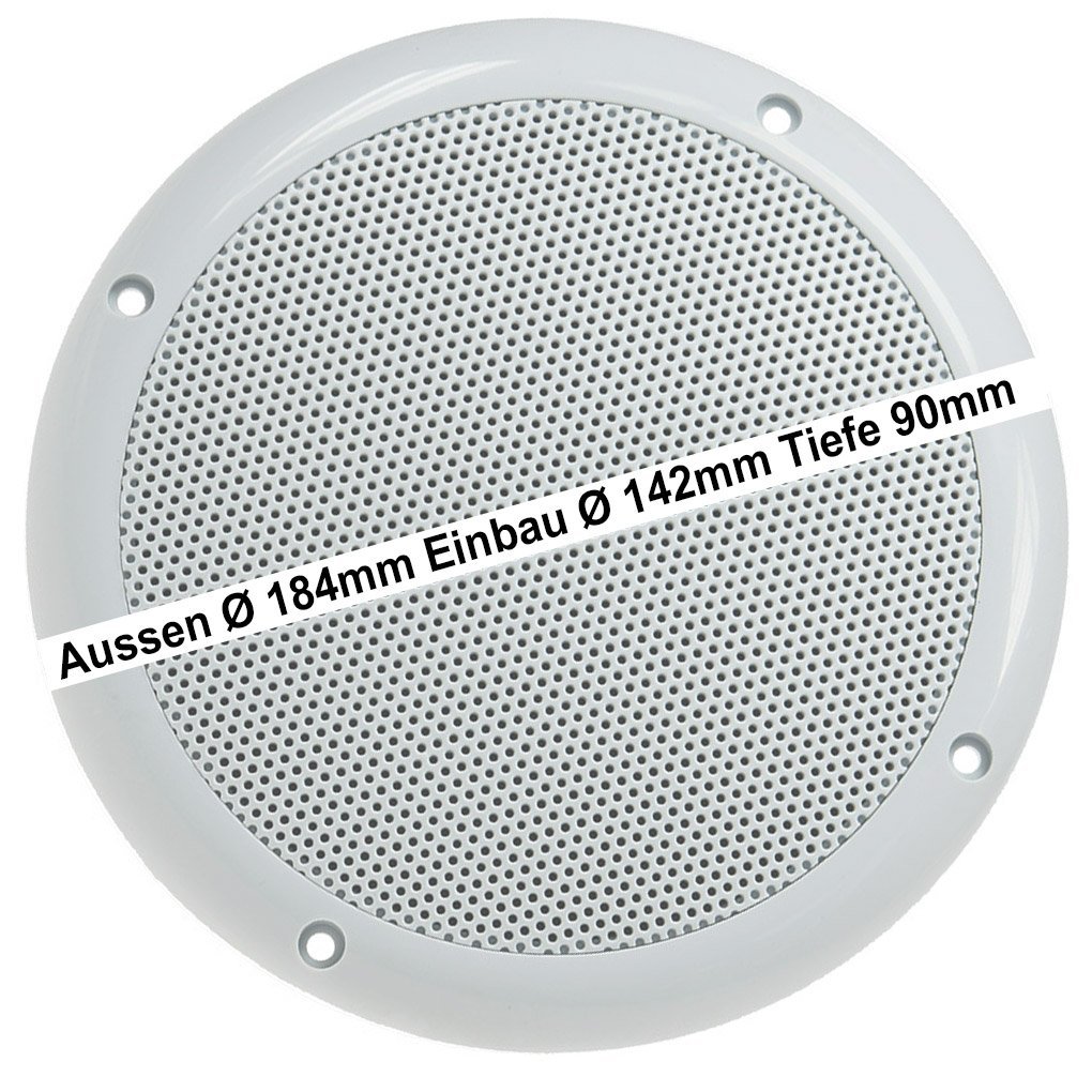 CHILITEC Altavoces y Micrófonos Marca Modelo wasserfeste Außen-Lautsprecher CT-65