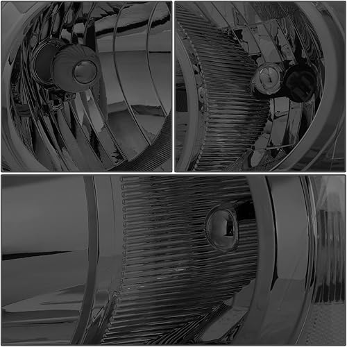 Miniatura 4 de DNA MOTORING HL-LB-DR06-SM-CL1 - Faros delanteros ahumados transparentes con barra de luz LED de repuesto compatible con Dodge Ram 1500 06-08