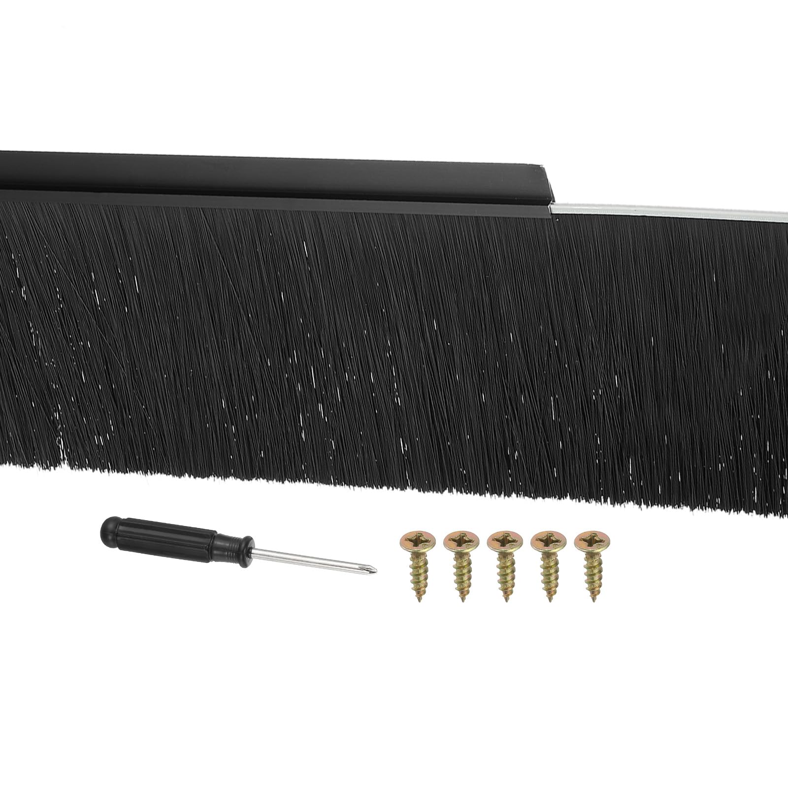 PATIKIL Door Brush Sweeps 5.91" Bristles x 47.24" Long