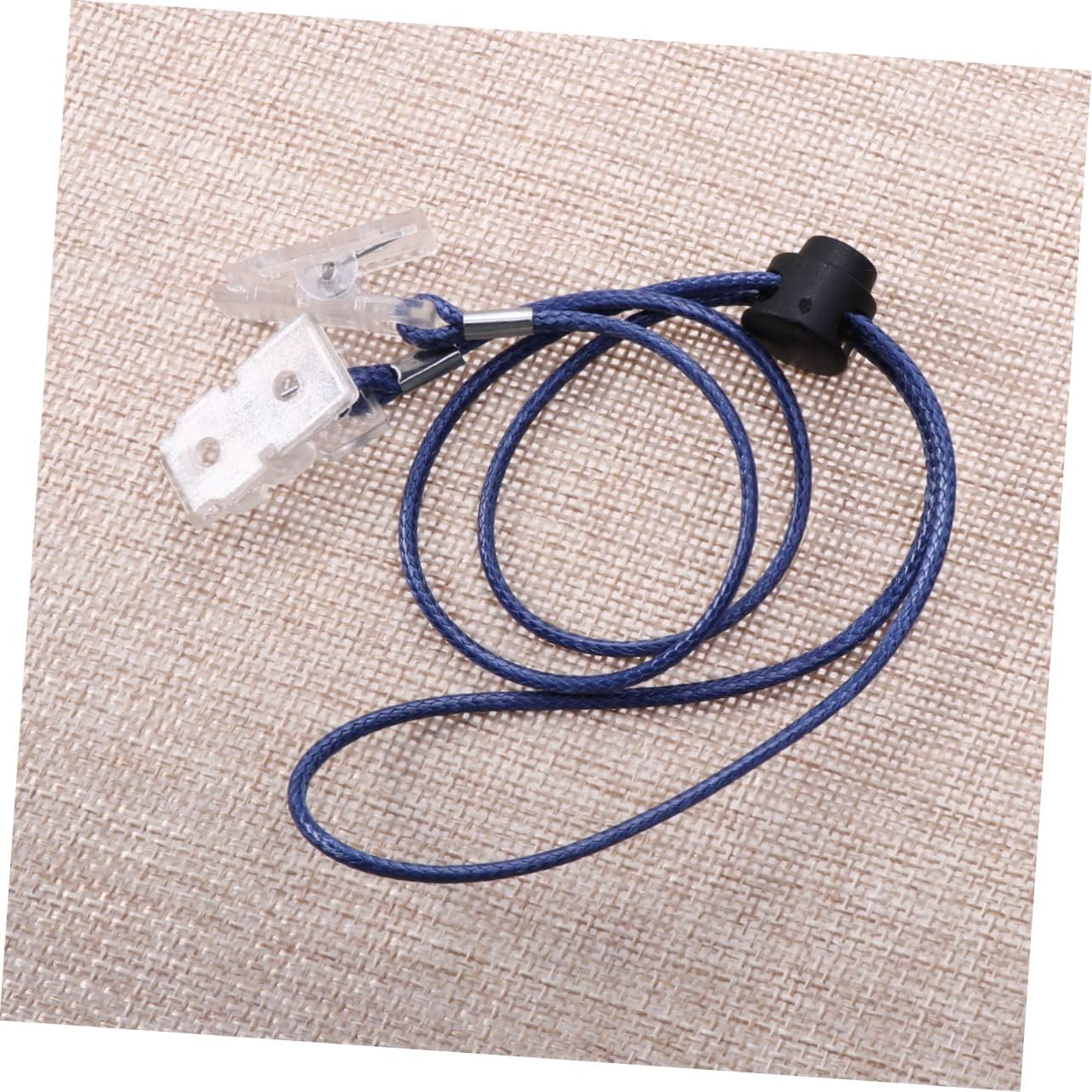 5Pcs Napkin Clips Chain Flexible Lanyard Neck Strap for Dining Drawing and Clinics Multi Napkin Holders