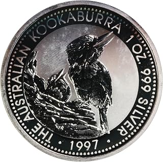 1997 P Australia $1 Kookaburra .999 Silver Uncertified BU