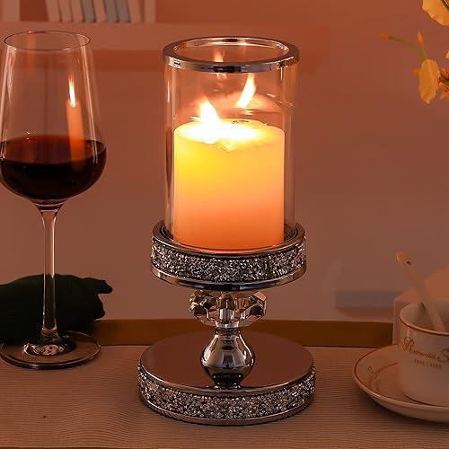 Miniatura 8 de Portavelas para velas de pilar, portavelas de pilar para bodas, mesa de comedor de café, Navidad, centros de mesa, decoración del hogar (1 bola de