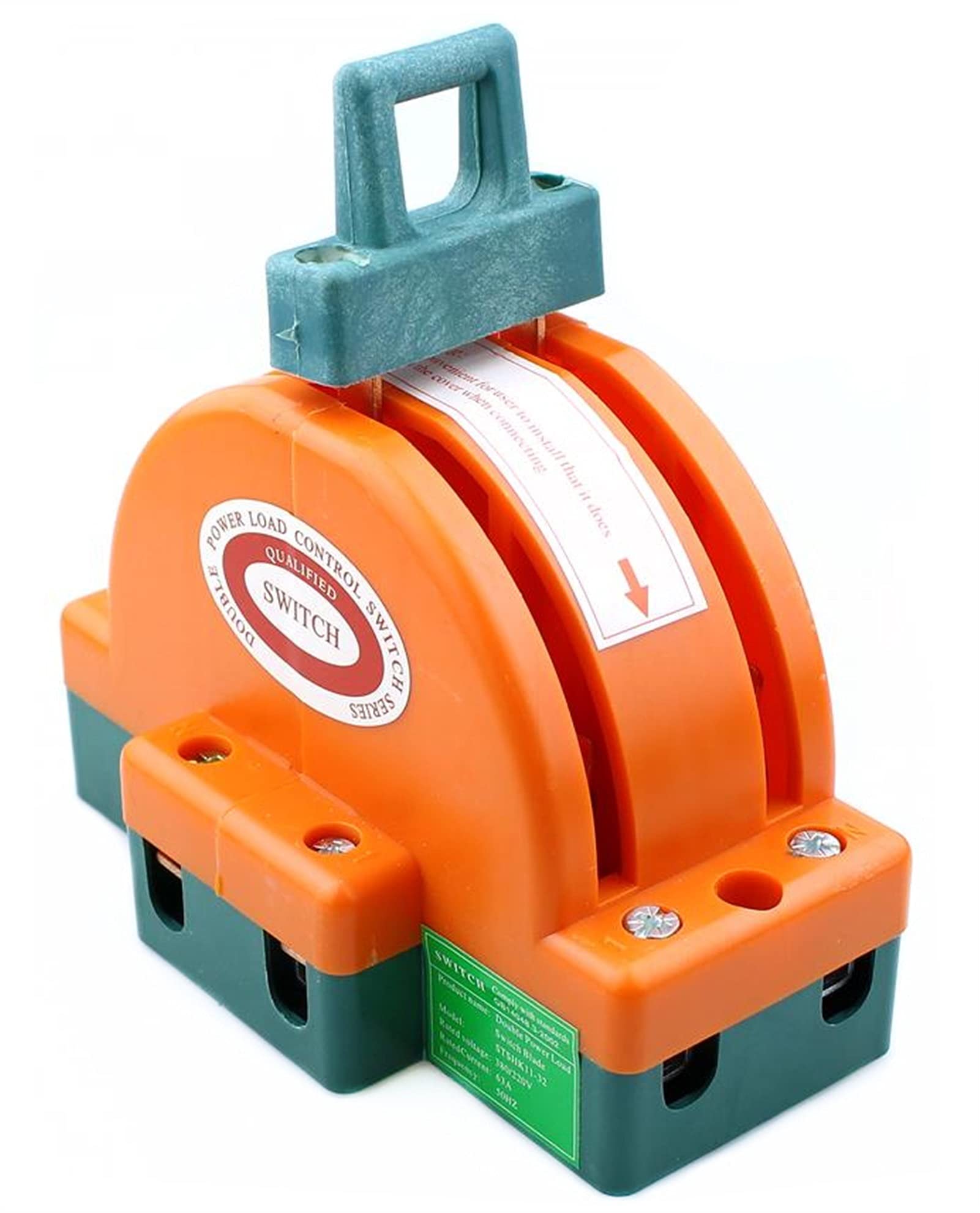 Interrupteur de couteau 2P 32A commutation double sens électrique 220V KLVN