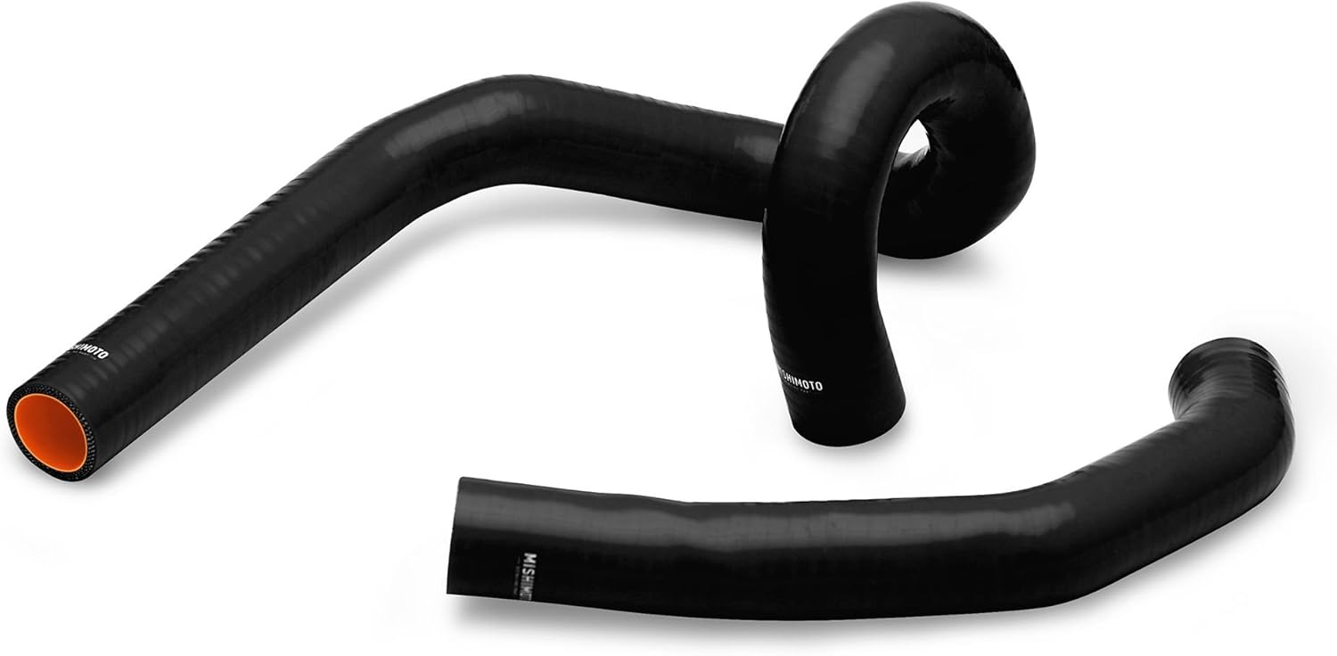 Mishimoto MMHOSE-SUP-86BK Silicone Radiator Hose Kit Compatible With Toyota Supra 1986-1992 Black