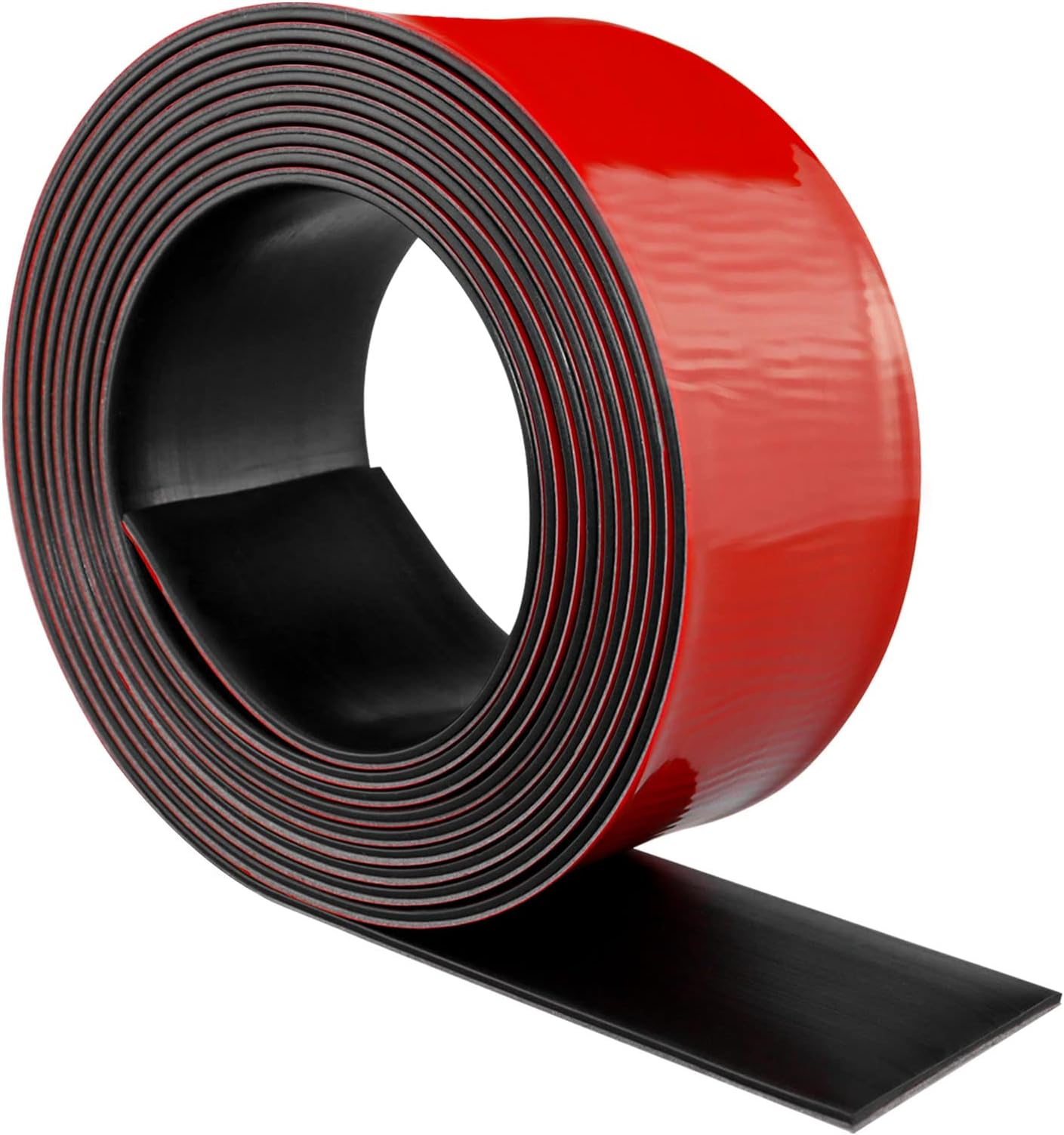 Neoprene Rubber Strips Self Adhesive Solid Rubber Sheets, Rolls & Strips for DIY Gaskets Crafts Pads Seals Warehouse Flooring Neoprene Sheet with Adhesive Backing (2" Wide x 1/16" Thick x 10' Long)
