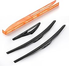 Windshield Wiper Blades Set 19"+18"+10" for MINI MINI F55 F56 Hatchback 2014-2024, All-Season Front Rear Windshield Wipers Replacement