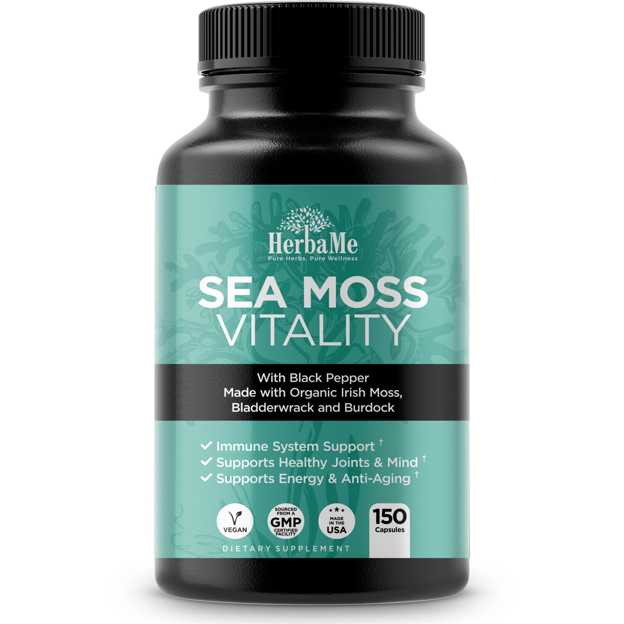 HerbaMe Organic Sea Moss Supplement