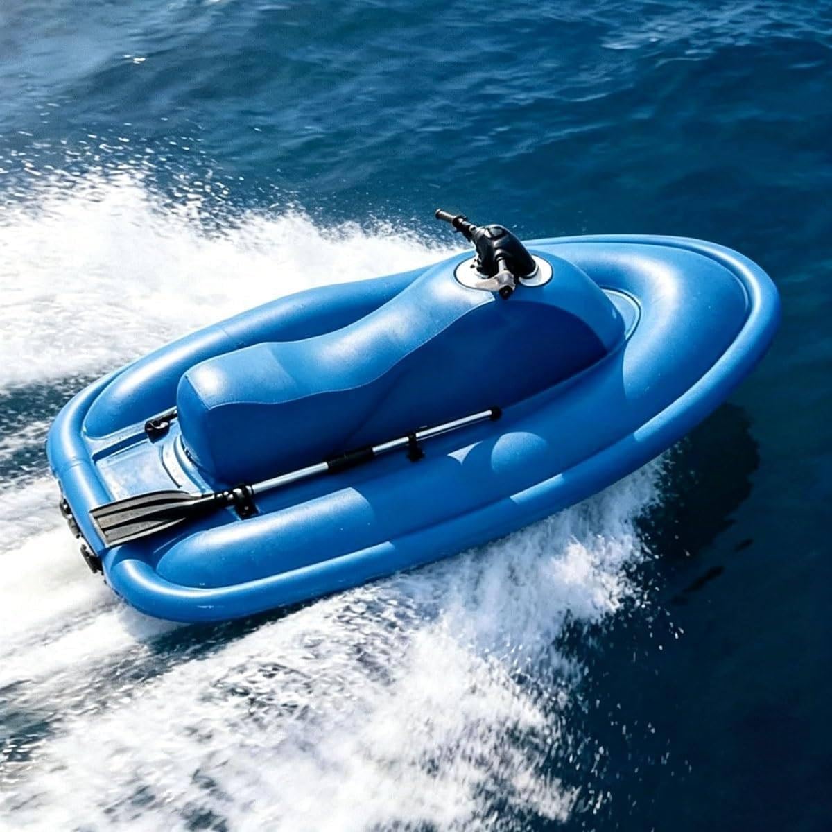 FJYAWEN Foldable Electric Inflatable Boat 3 in 1 500W16A