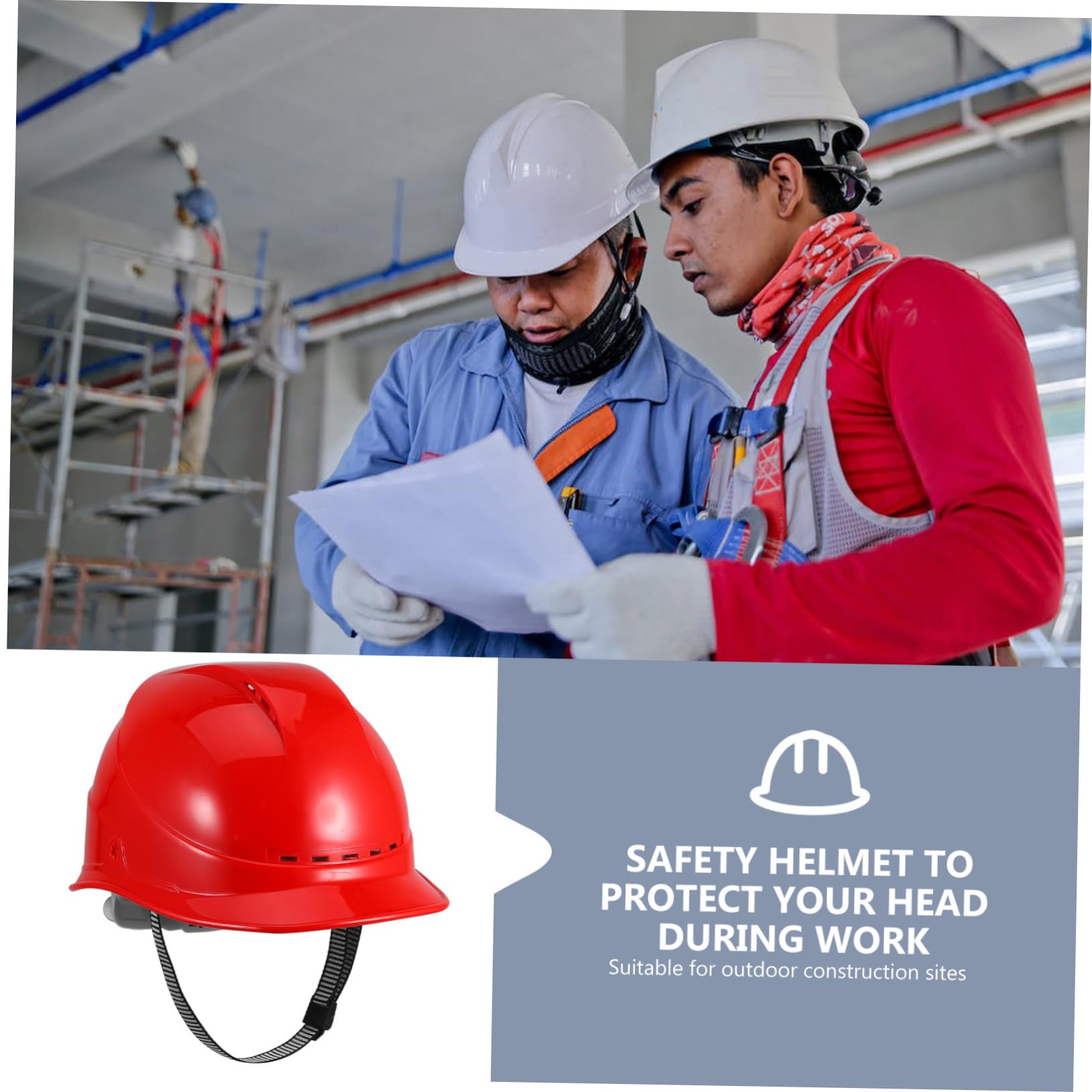 Lurrose casco Cappello antitrauma ventilato protezione cappello duro raffreddamento Uomini lavoro cappelli da costruzione cappuccio protettivo elmetti da costruzione addominali Yellow