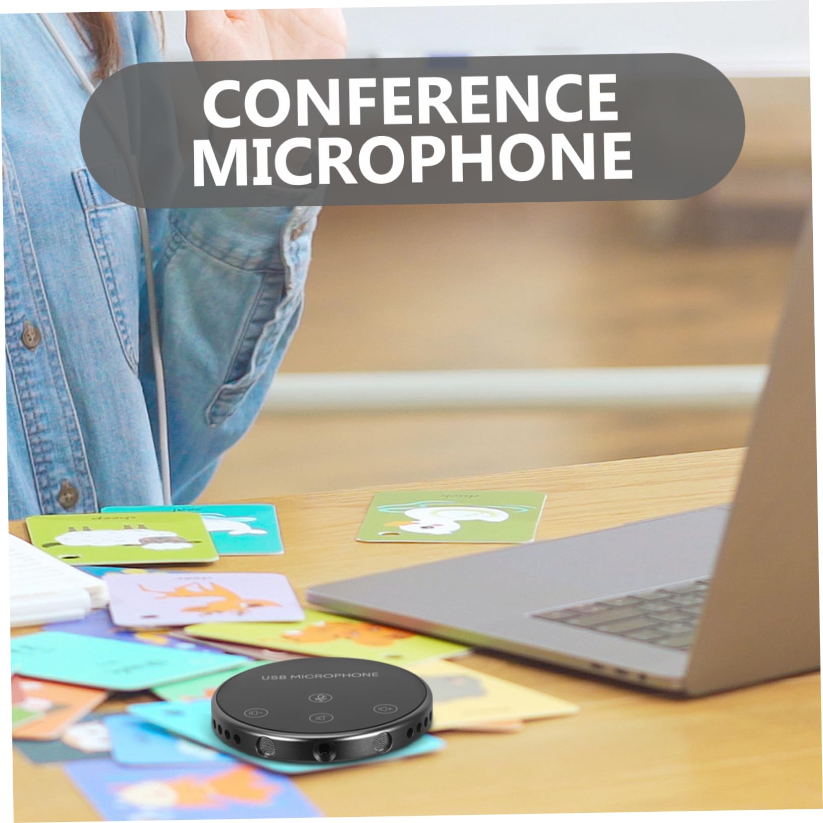 DOITOOL Microphone de Conférence USB Directionnel Microphone pour Ordinateur et Chat Vocal