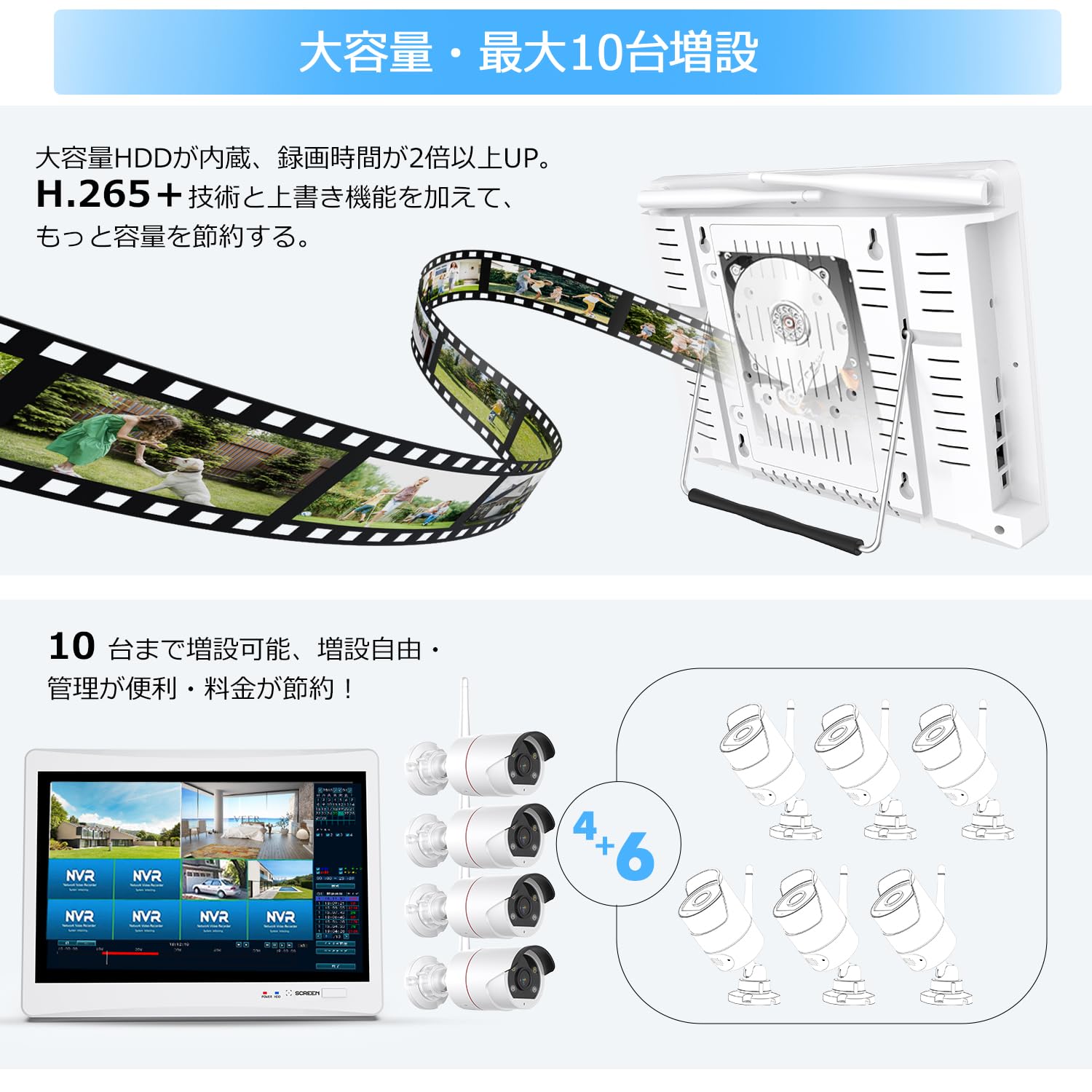 Amazon.co.jp: 【500万高画素夜間カラー・金属製】YESKAMOO 防犯カメラ