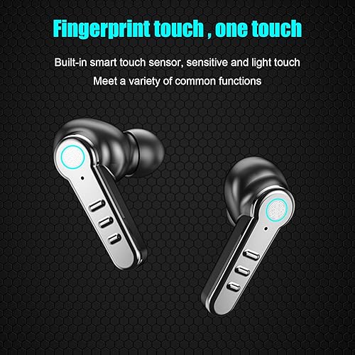 Miniatura 7 de Auriculares Bluetooth inalámbricos, capacidad de batería integrada de 600 mAh con 95 horas de tiempo de funcionamiento, auriculares deportivos,