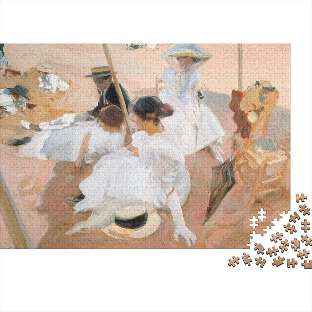 Joaquín Sorolla Y Bastida Arte Rompecabezas De Madera 1000 Piezas, Puzzles Pinturaarte para Adultos