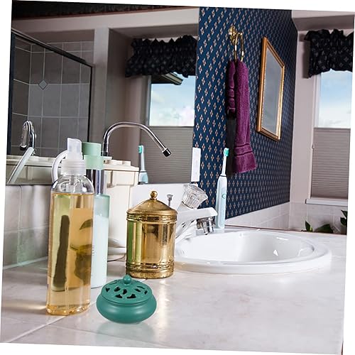 Miniatura 7 de Cerámica Decoración Carbón Incienso Quemador Carbón Titular Cono Cerámica Incienso Tazón Cerámico