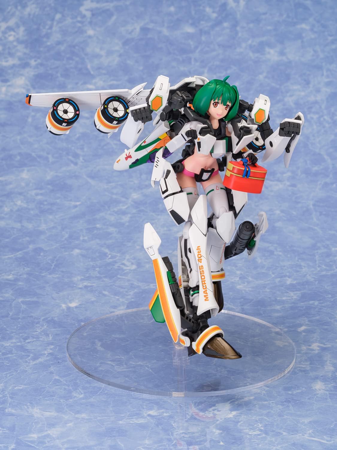 Aoshima-V.F.G. Macross F VF-25F Messiah Ranka Lee Macross 40th Anniversary Model Kit