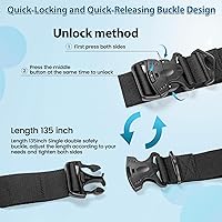 Vista 4 de Correas flotantes multifuncionales con hebillas de liberación rápida, correas de seguridad reutilizables con gancho, ojales de fijación y cómodos