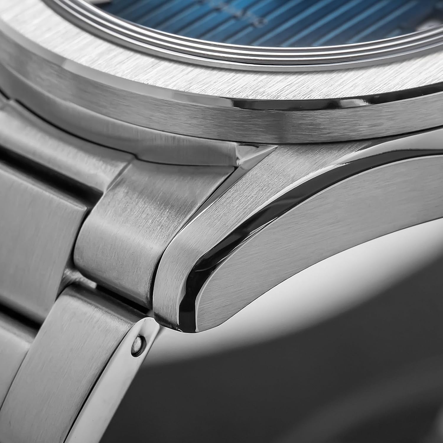 ADDIESDIVE Luxury Men's Automatic Business Watch NH35 Sapphire Glass Sunray-Brushed Dial Luminous 200M Waterproof Watches for Men with Stainless Steel Bracelet