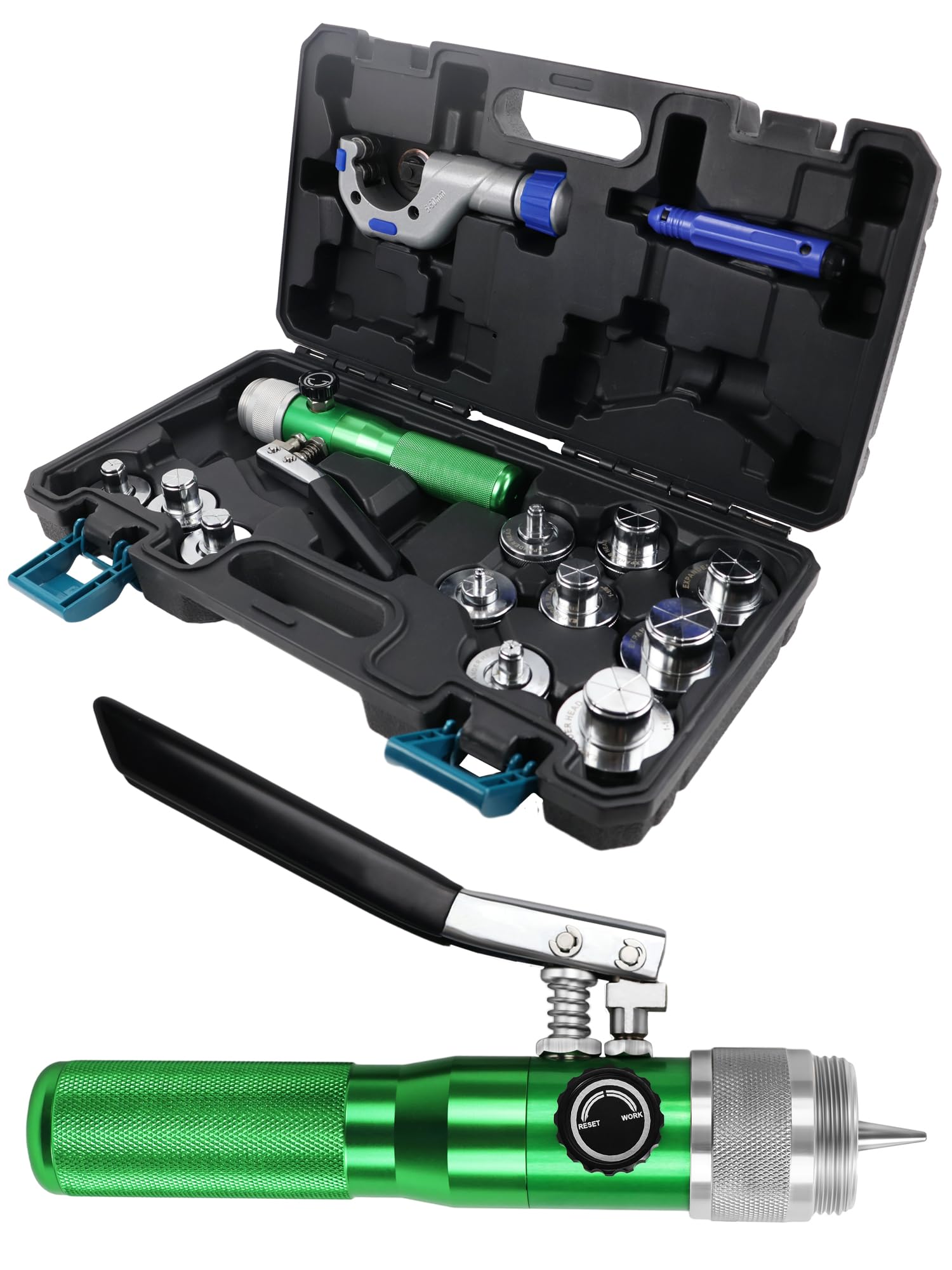 HVAC Hydraulic SWAGING tool kit for copper tubing Expanding 3/8 inch to 1 5/8 inch (Expander(3/8" ~1-5/8"))