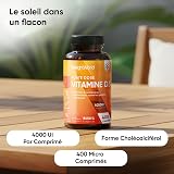 Vitamine D3 4000ui, 400 Micro Comprimés (pour +1 An), Vit D Cholécalciférol - 2