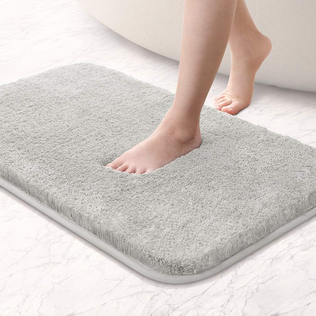 VANZAVANZU Bathroom Rugs Ultra Soft Absorbent Non Slip