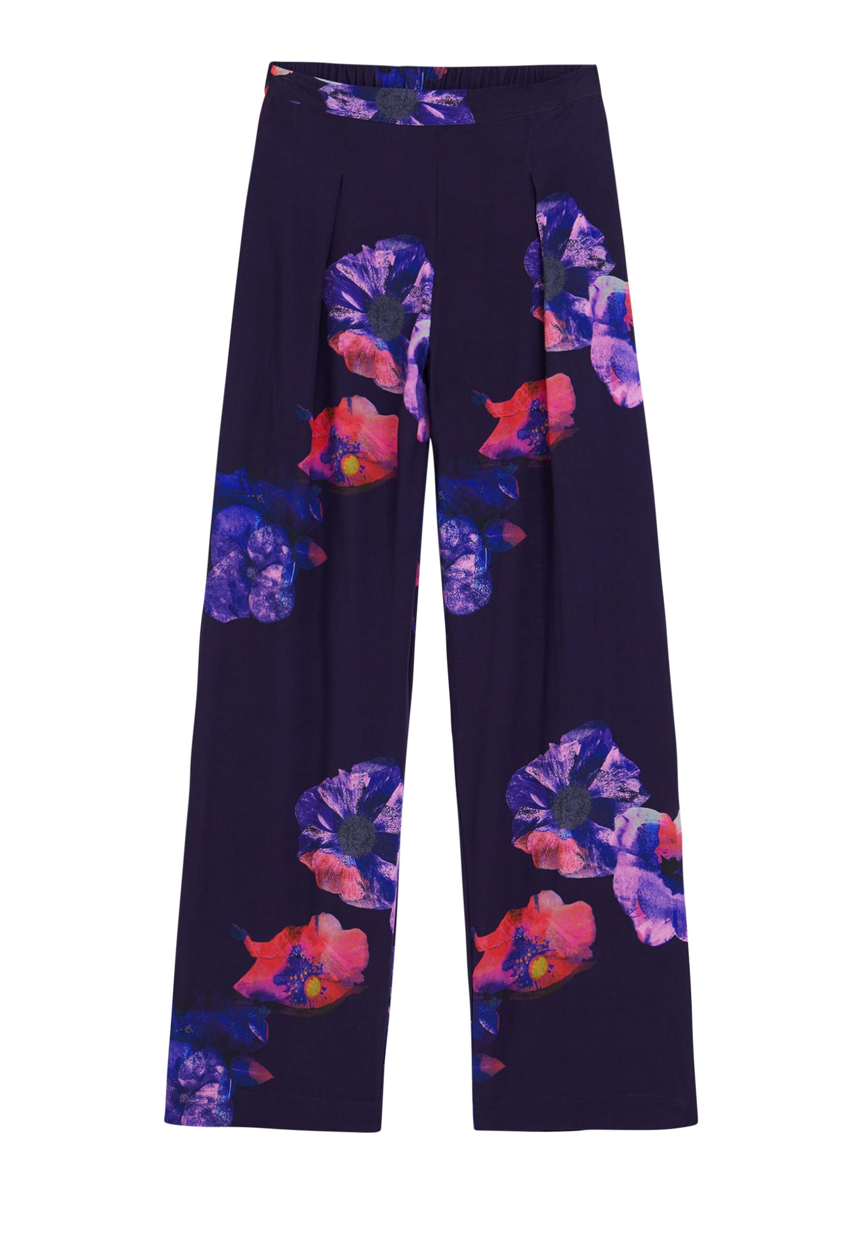 Desigual Womens Fluid Floral Pants