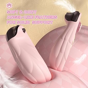 PlayVital Magic Wings Protective Case with Stand for Nintendo Switch 2 | Joycon Silicone Grips, PC Console Hard Shell, 2 Joystick Caps | Cute Animal Accessories Dockable Cover for Switch 2 - Pink