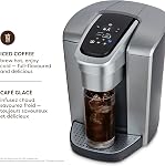Keurig K-Elite Single Serve K-Cup Pod Coffee Maker, With Iced Brew Functionality And Quiet Brew Technology, Brushed Silver