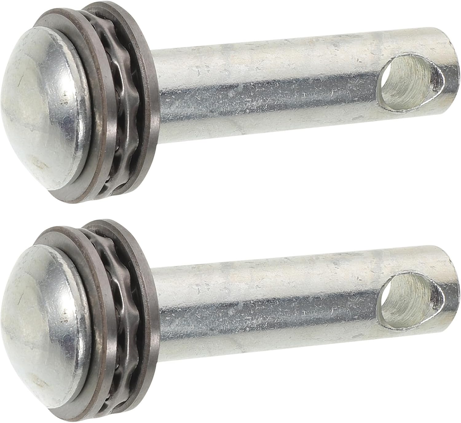 HEMOTON 2pcs Heavy Duty Galvanized Iron Hammock Hook Bolt Reinforced Snap Mechanism and Enhanced Locking, Metal Pin Plug for Hanging Chair Suspension Furniture on Porch and Balcony