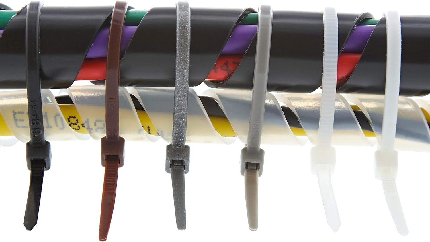 Cheapest 🛒 4 Inch Brown Miniature Nylon Cable Tie - 500 Pack