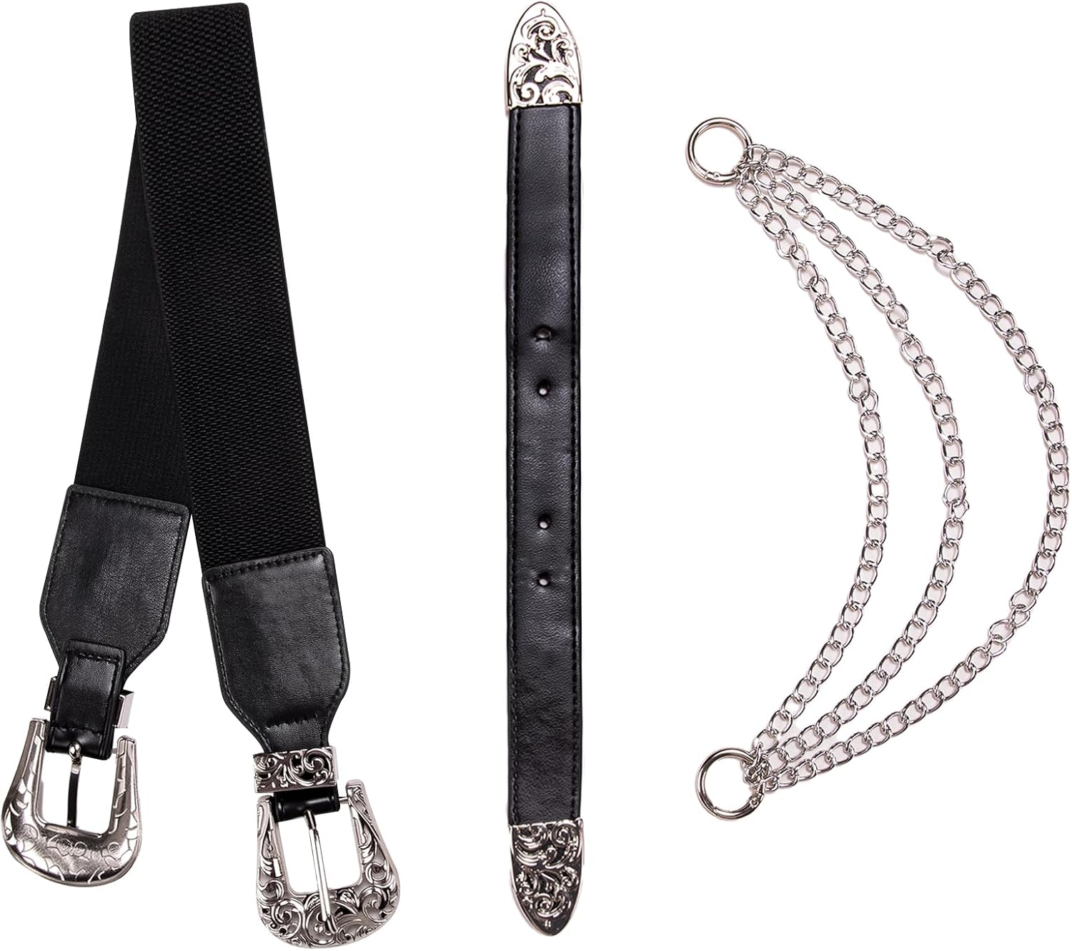 Dubulle Women Diamond Waist Belt with Shiny Rhinestone Crystal Sashes Chain Wedding Belt Bling Bridesmaid - Image 3