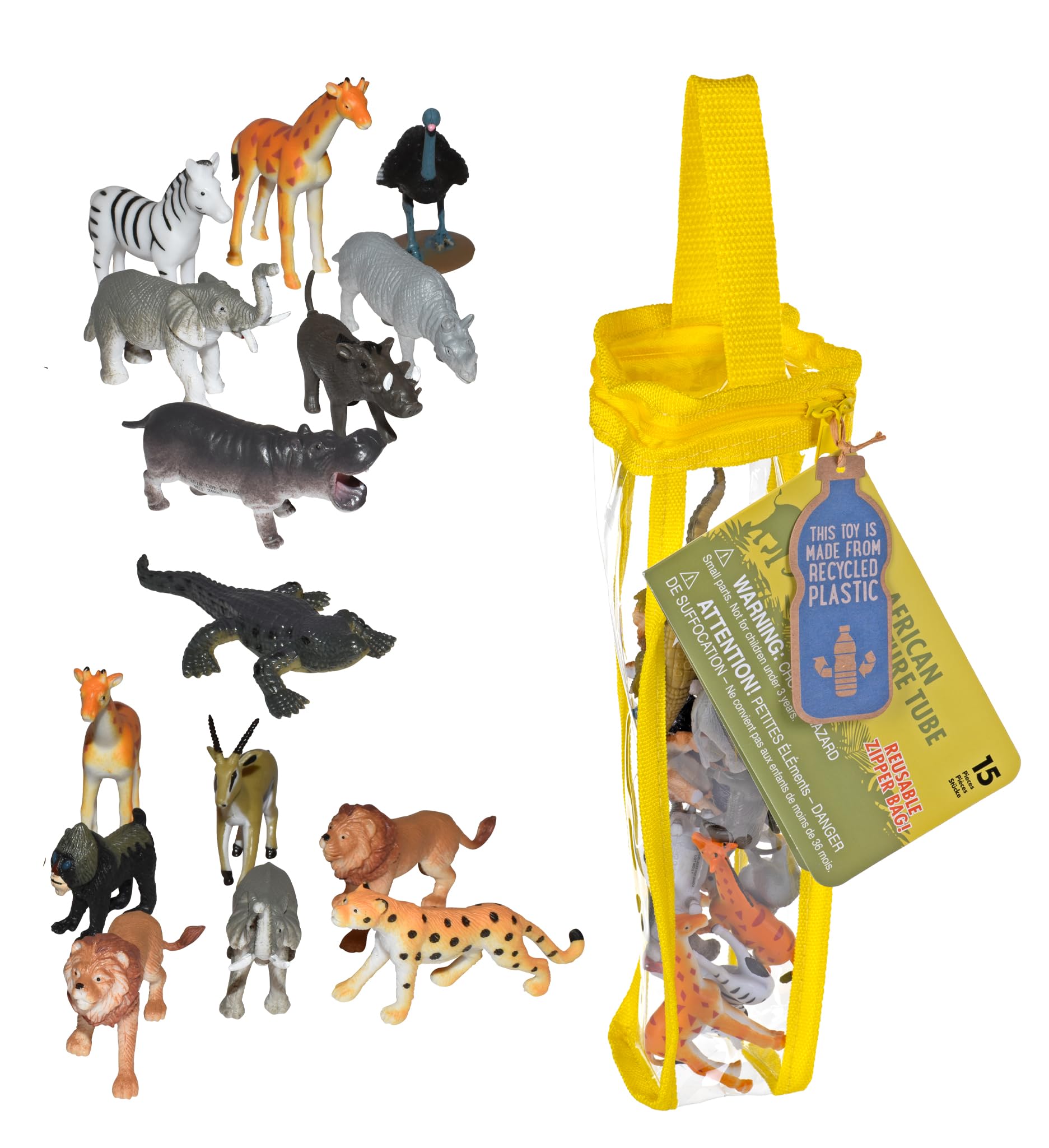 Amazon.com: Wild Republic Nature Tubes Eco Africa,Toy Figures