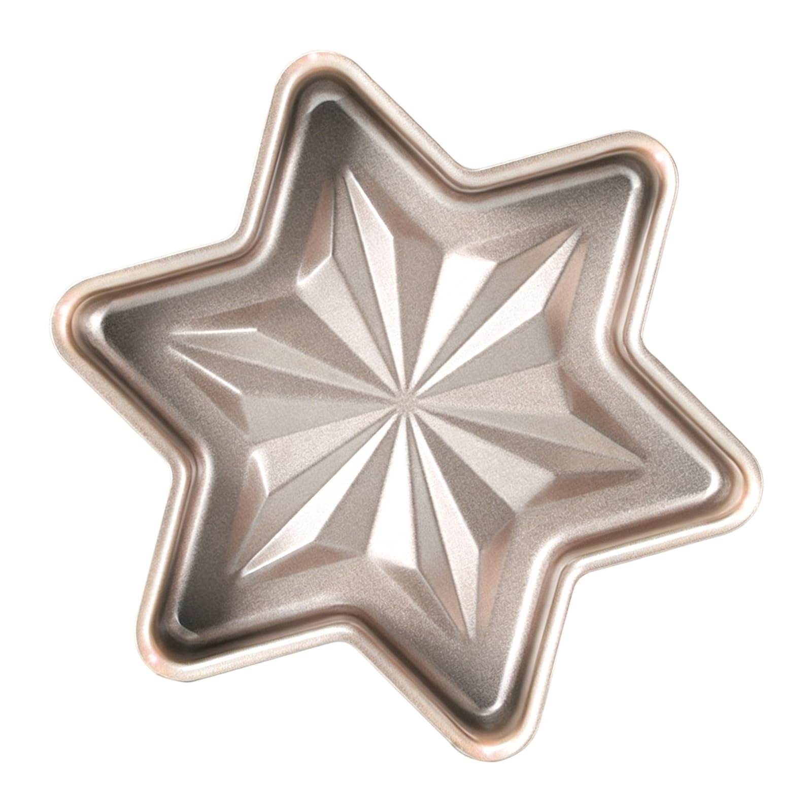 Star Cake Mold Carbon Steel Nonstick Baking Pan, 8.07 X 8.07 X 1.97 in Oven Bakeware for Bread, Cakes, and Everyday Home Dessert Baking Star Pan Cake Mold Nonstick Carbon Steel Bread Oven Dessert Home
