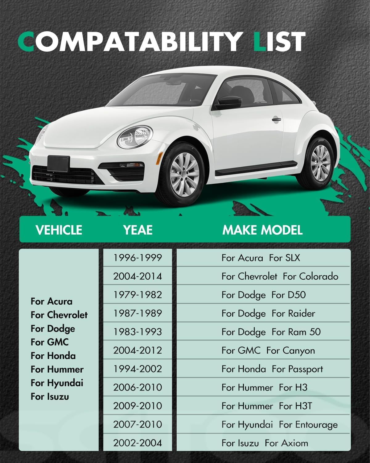 SCITOO 2Pcs 1.5 inch Wheel Spacers 6x5.5 to 6x5.5 with Studs 12x1.5 Bore 108mm Compatible with for Toyota 4Runner 1988-2022,for Mitsubishi Montero Sport 1997-2021