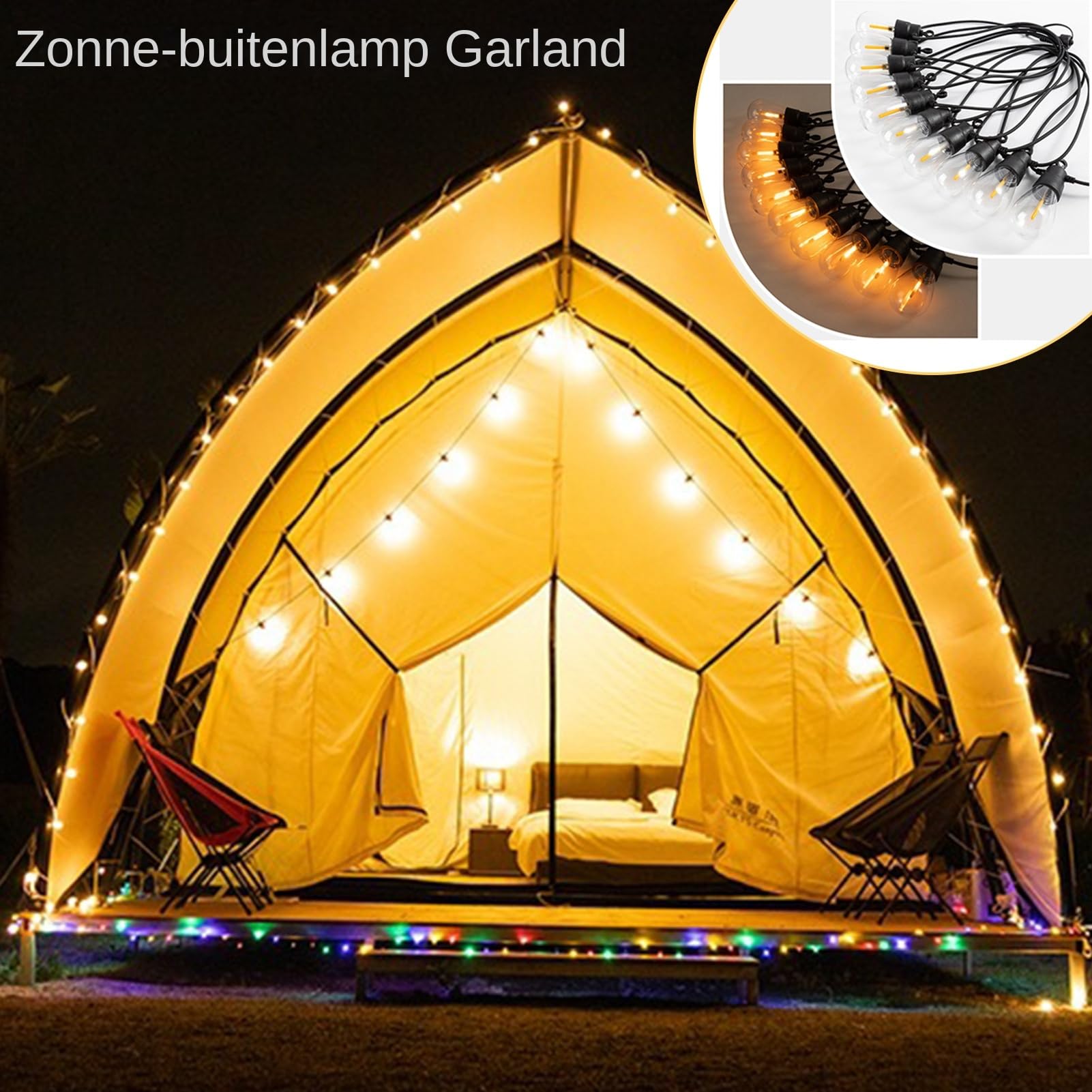 Solar-Lichterkette mit 8 Modi, romantische Atmosphäre, warme Dekoration, Dekoration | Lichterkette Außen Wasserdicht für Terrasse, Garten, Terrasse, Party, Hochzeit, Weihnachten, Party