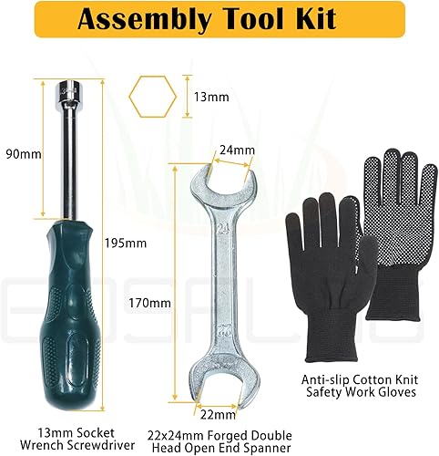Vista 30 de GY21099 - Kit de husillo reemplaza John Deere D170 Husillo John Deere E180 Husillo LA175 Husillo GY20867 GY20592 para John Deere LA175 G110 190C