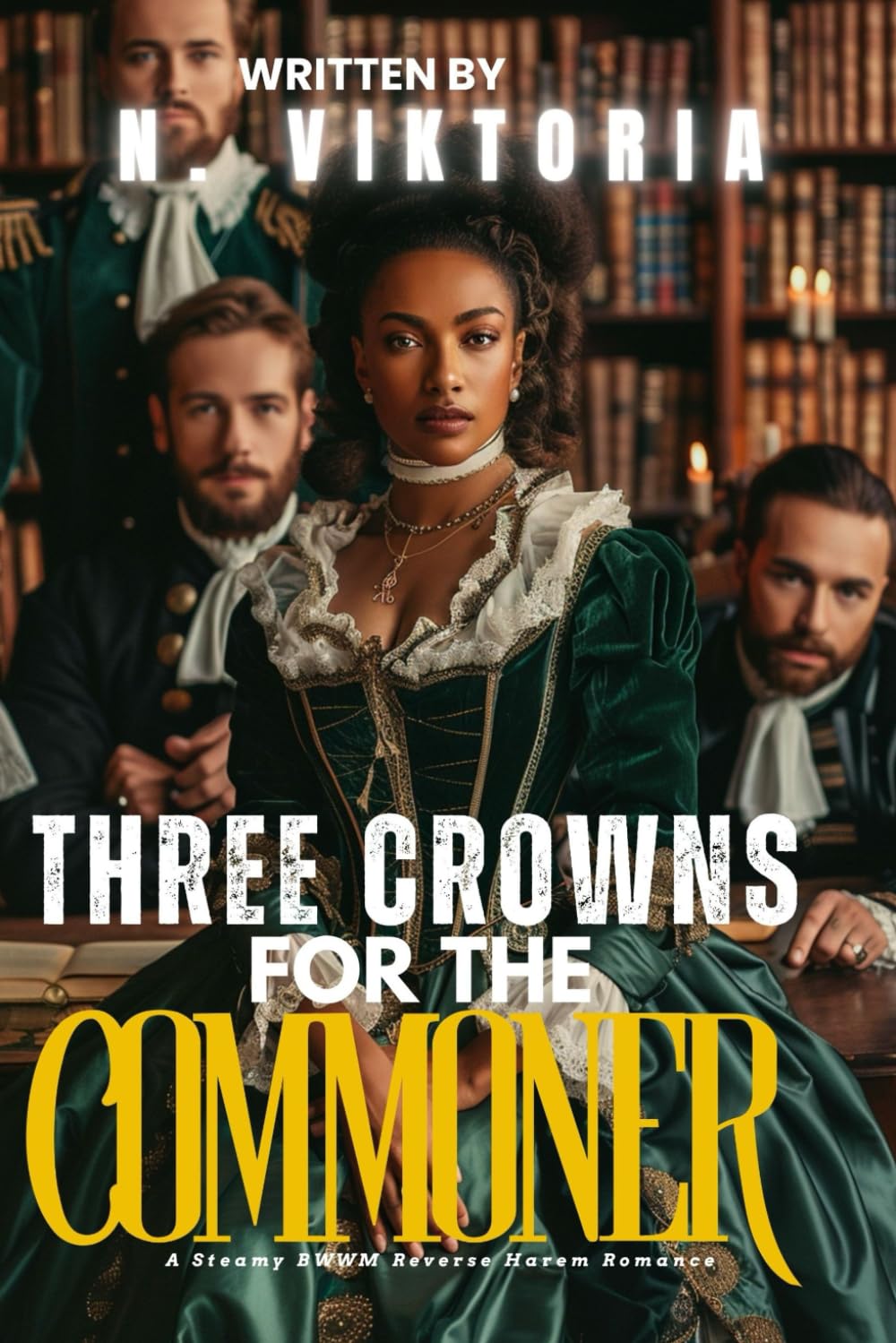 Three Crowns for The Commoner: A Steamy BWWM Interracial Multicultural Enemies to Lovers Standalone Royal Reverse Harem Forbidden Attraction Modern Romance (CLAIMED BY ROYALTY)