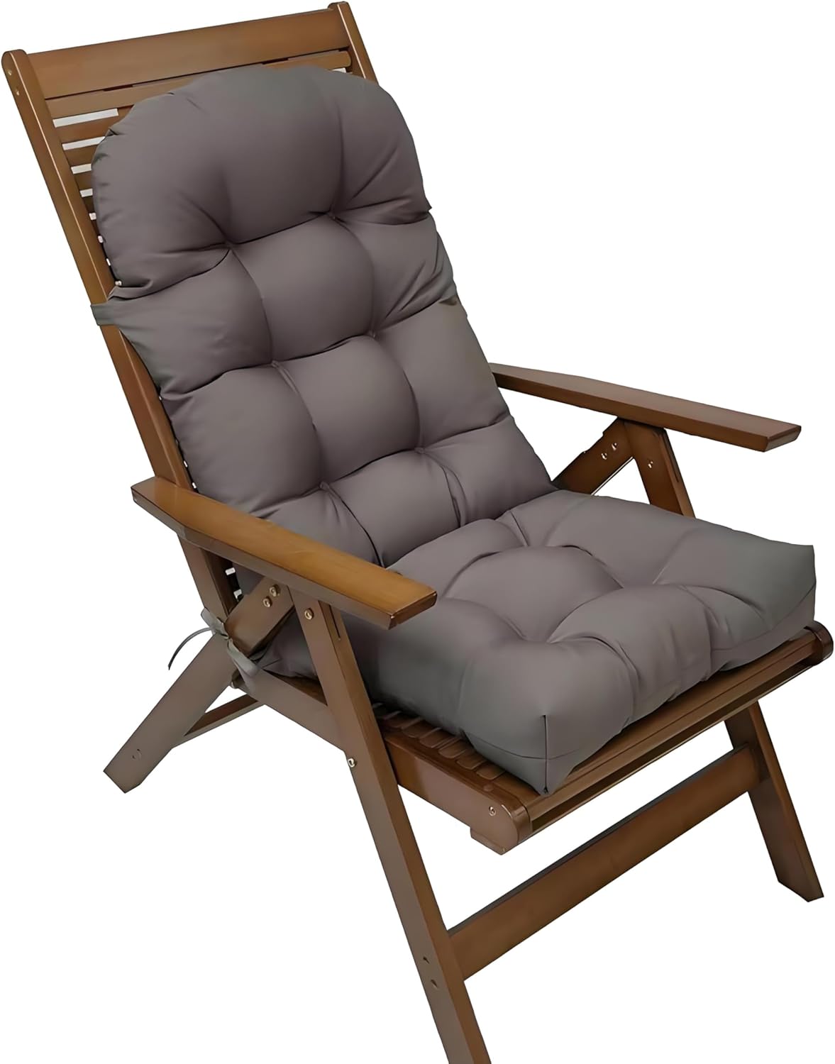 Rocking Chair Cushions,High Back Chair Cushion with Ties Thicken 4" Wicker Chairs Cushions for Outdoor Furniture Garden Lounge Overstuffed Seat Pads (Exclude Chairs