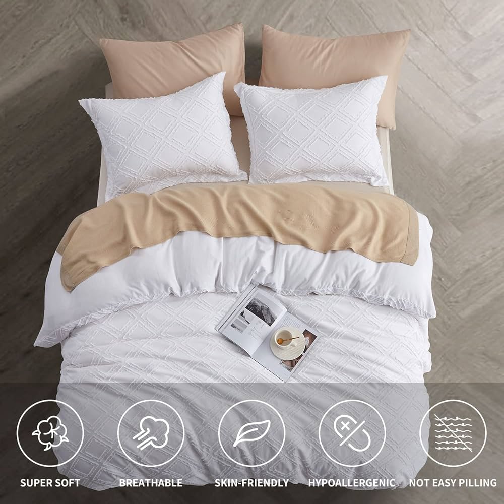 トップス duvet Levtex Home - Sand Stripes Blue Duvet Cover Set - King Duvet