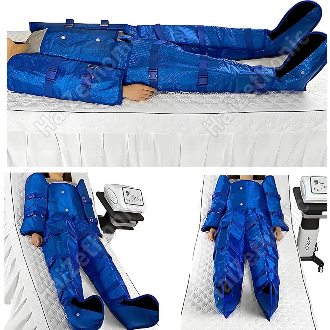 Masajeador Compresión Aire Presoterapia para Hogar, 4 Programas,3 Niveles Intensidad, | 16airbag,Masaje Secuencials,Masaje Piernas/Brazo/Abdomen