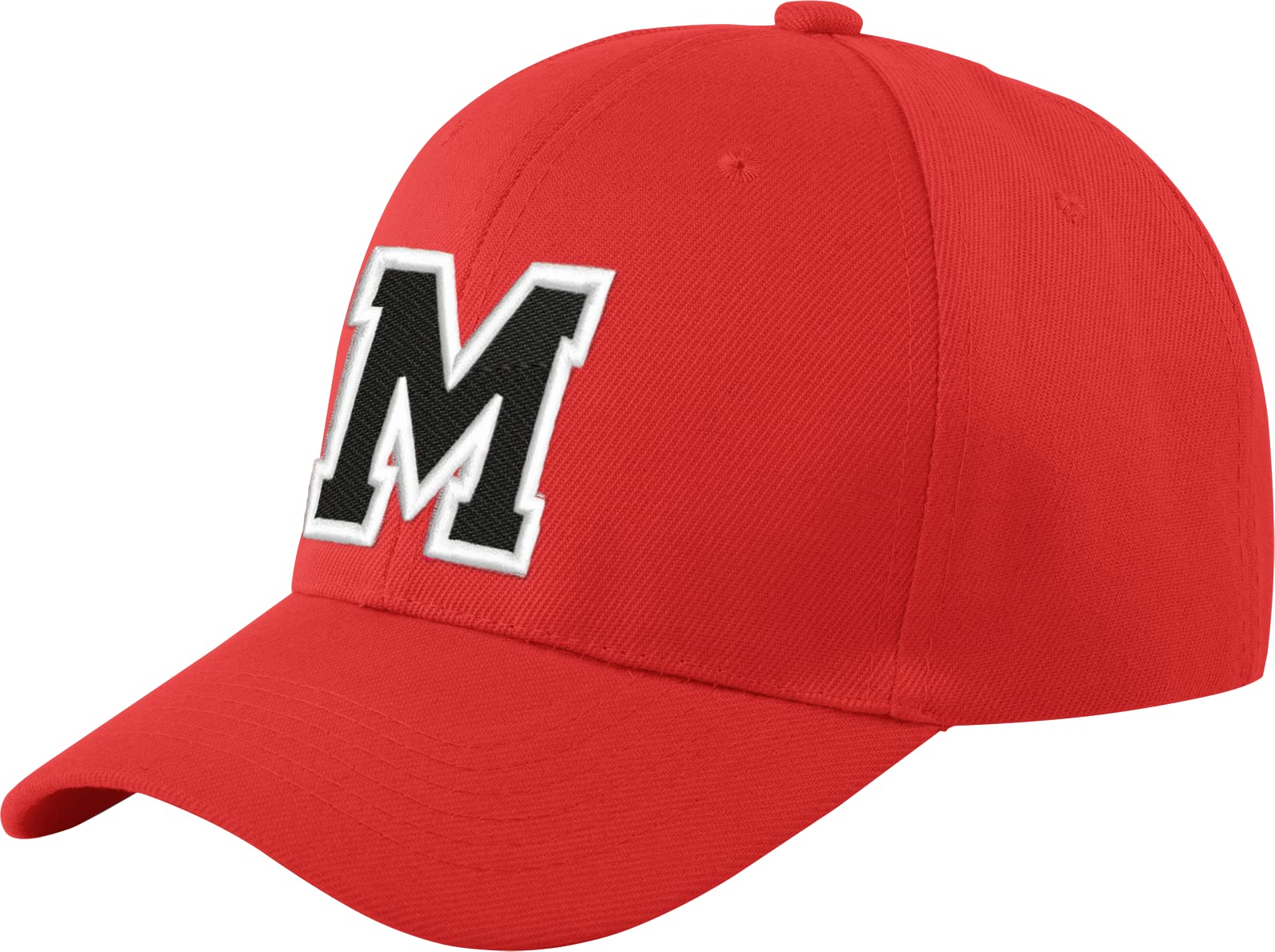 MFAZ Morefaz Ltd Gorra de béisbol infantil, diseño con letras, unisex, color rojo multicolor M Regular