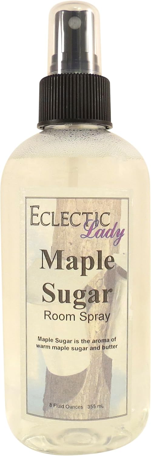 Maple Sugar Room Spray (Double Strength), 16 Ounces, No Artificial Colors, Parabens, or Preservatives - Fragrant Aromatic Room Mist For Home, Room, Office