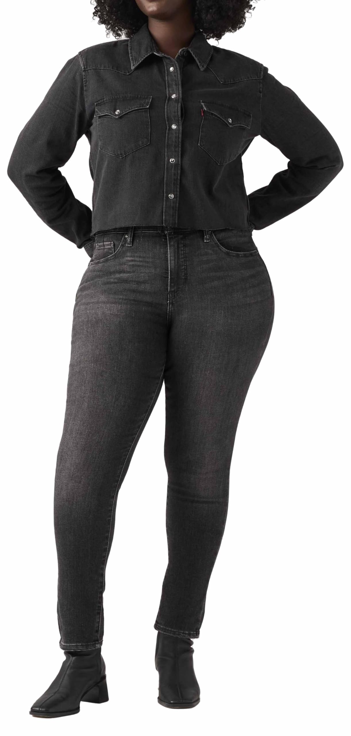 Levi's Damen 311 Shaping Skinny Jeans, Bloom Black , 29W / 30L